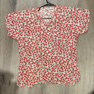 Vintage strawberry scrubs